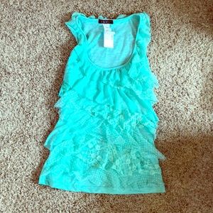 Teal tank top